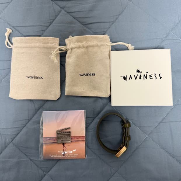 [OS] 웨이비니스 벨트 레더 팔찌&브로치