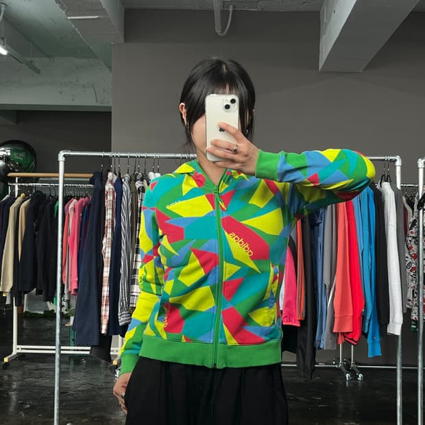 adidas NEO 패턴 후드집업
