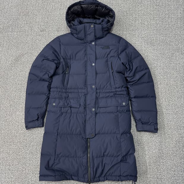 노스페이스 여성 구스 롱패딩 점퍼