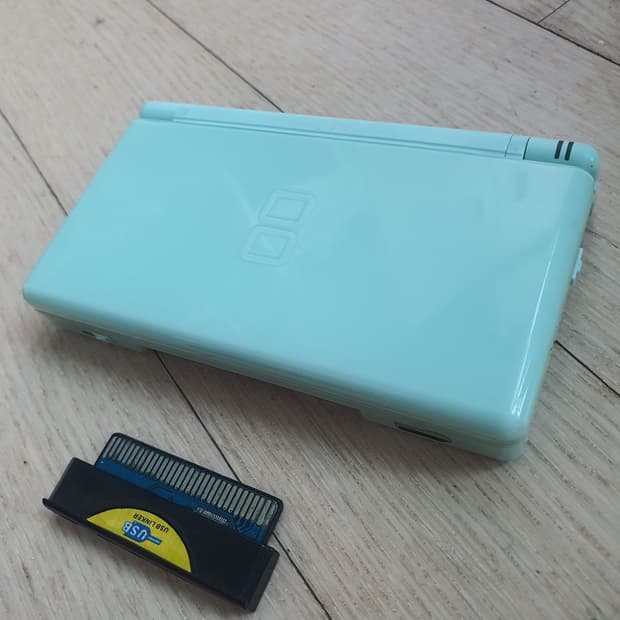 닌텐도 ds lite dsl 정발 민트 본체 휴대용 게임기