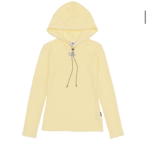 [새상품] 스컬프터 E-string Crinkle Hoodie Lemon