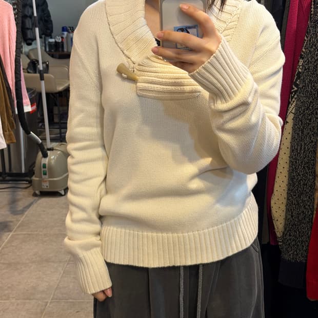 [NO.9] 로렌 아이보리 카라니트