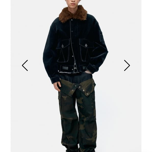 구매)앤더슨벨 벨벳 봄버자켓 s사이즈구매