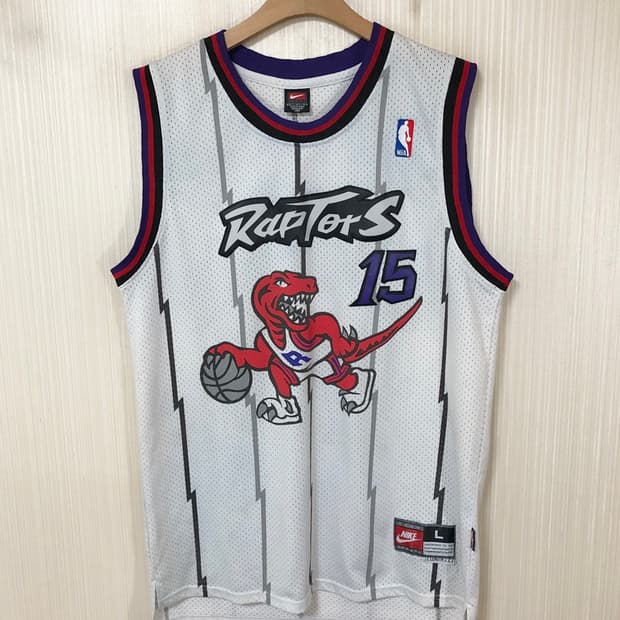 NBA 나이키 98-99시즌 토론토랩터스 유니폼/져지 L #15 빈스카터