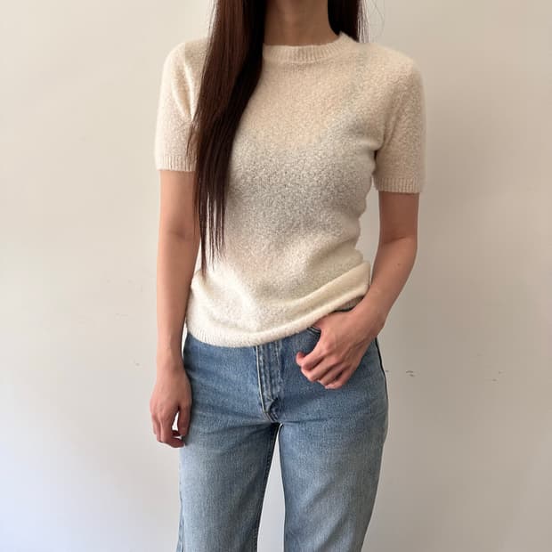 셀린느 celine 캐시미어 혼방 반팔