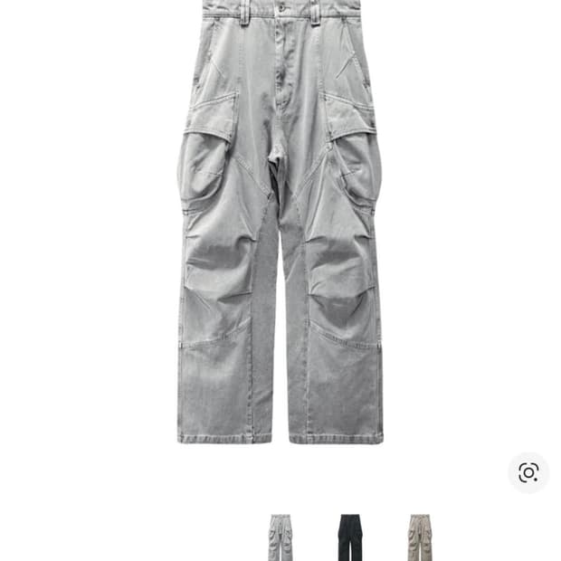 이그노타 코어8 워시드 카고 팬츠 라이트 그레이