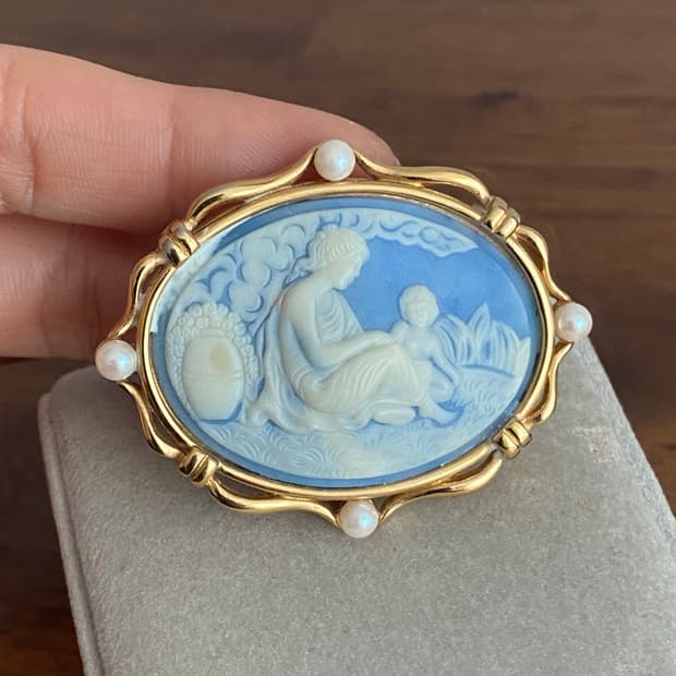 MONET 빈티지 모네 브로치