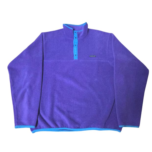(XL)파타고니아 80s Usa 퍼플 틸 신칠라 플리스