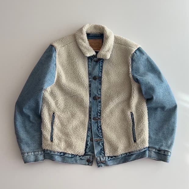 리바이스 쉐르파 데님 자켓  S