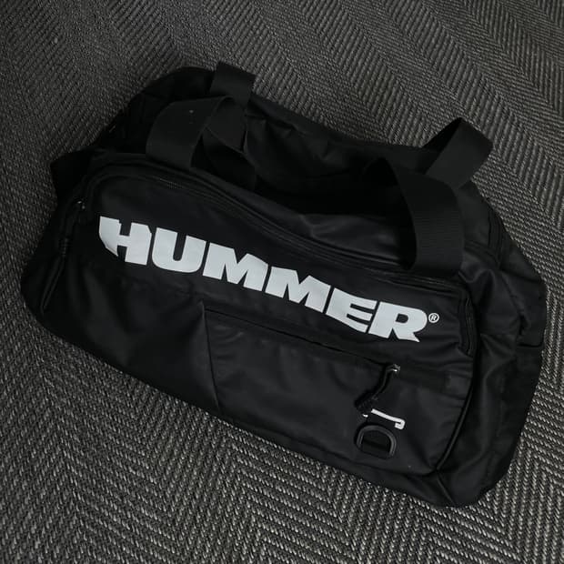 험머 보스턴 크로스 더플백 블랙 y 3685