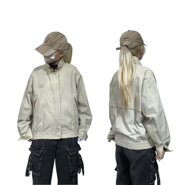 플레이보이 블루종 베이지 자켓 M