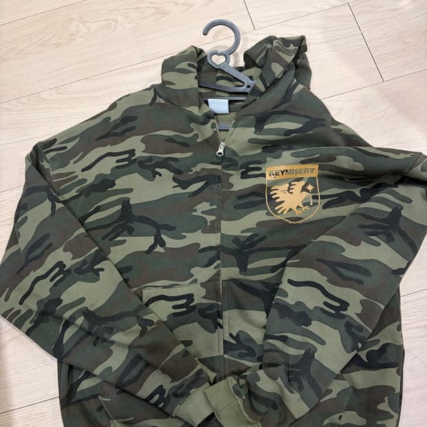 키미저리 카모 후드집업