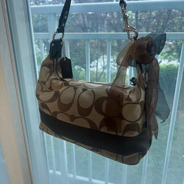 유행🤎‼️)) 코치 시그니처 호보백 브라운