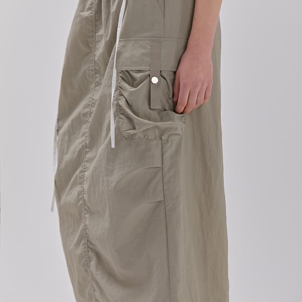 Raive 레이브 카고 롱 스커트