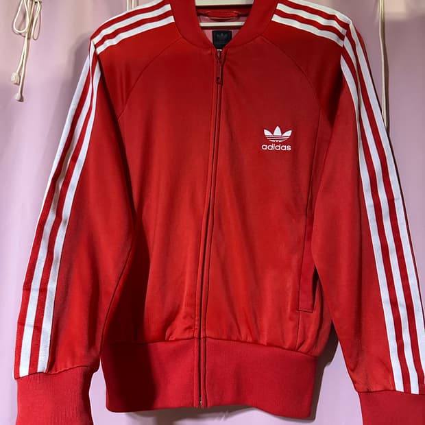 아디다스져지 불꽃 레드 슈퍼스타 트랙탑 아디다스집업 파이어버드 S