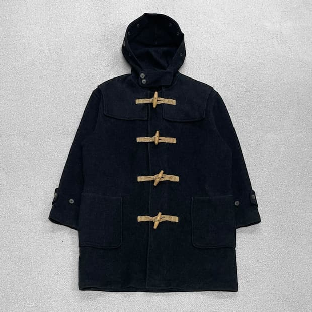 폴로 랄프로렌 더플 울 코트 차콜