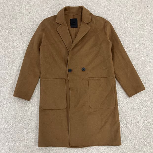 [90-97-165] 험 여성 카멜 울 롱코트 자켓 0106M1