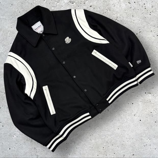 [XL] 이벳필드 Ebbets Field 블랙 스타디움 자켓 B471