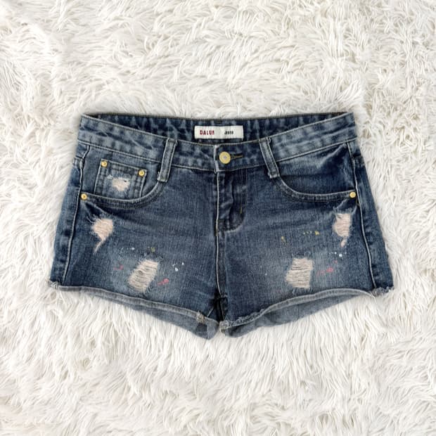디스트로이드데님숏츠