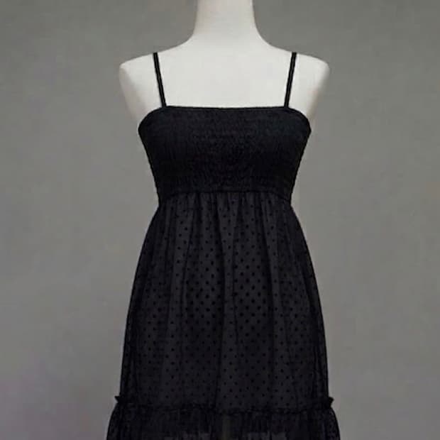 세실맥비 도트 레이어드 나시