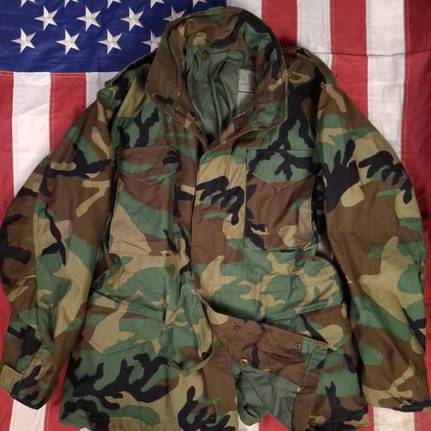 새제품 오리지날 미군 우드랜드 M-65 필드야상