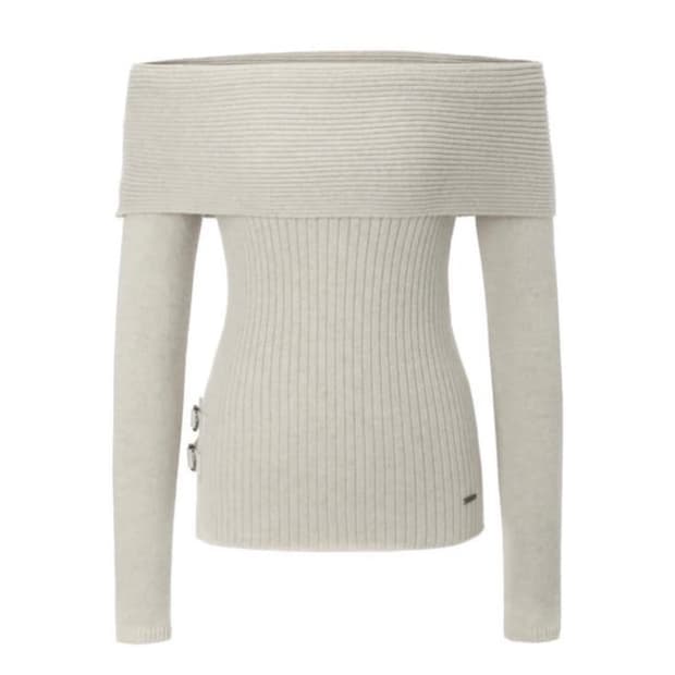 이네기 오프숄더 니트 오트밀 판매