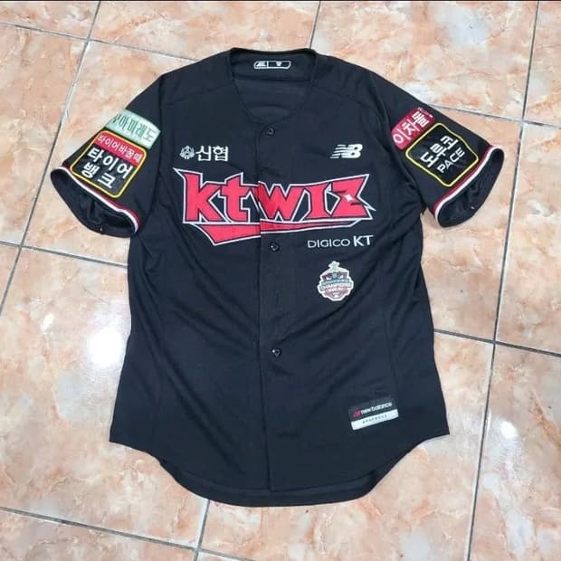 2022 KTWIZ 케이티위즈 어센틱 야구유니폼 알포드 마킹