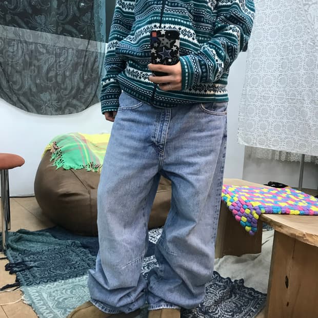 자라 연청 데님팬츠