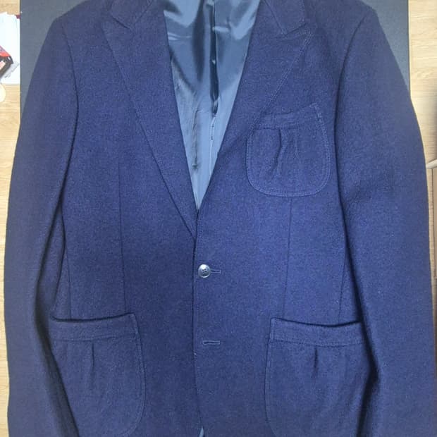 유나이티드애로우 울자켓 raw-tex라인 L size