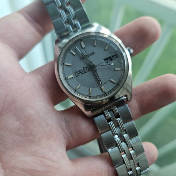 1969s 시티즌 세븐스타디럭스 초희귀 빈티지 시계