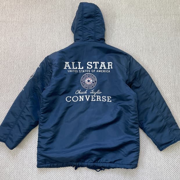 컨버스 올스타 나일론 안감 쉐르파 자켓 