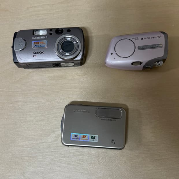 올림푸스 뮤 미니 삼성 케녹스v6 #1 빈티지 디카 디지털 카메라 판매 