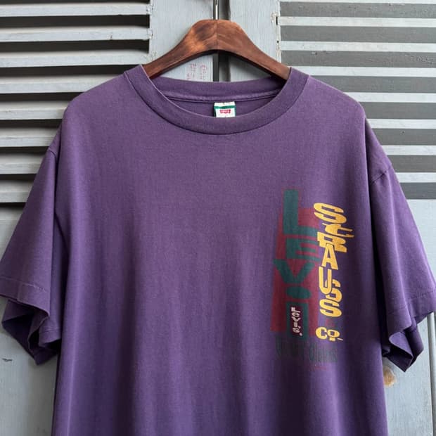 [L]90's 리바이스 Made in USA 프로모 티셔츠