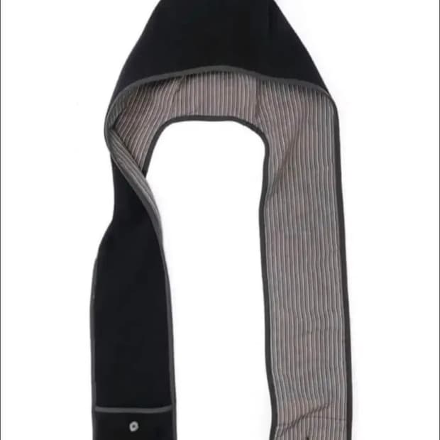 샵페어리 후드 머플러 블랙