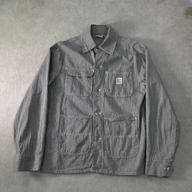 100 포인터 히코리 스트라이프 초어 자켓