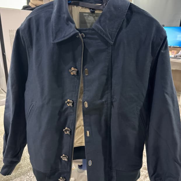 유니폼브릿지 덱자켓 네이비M 실착0