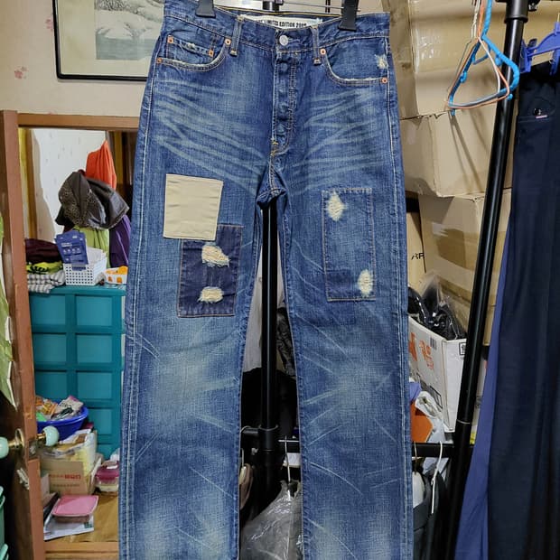 [리바이스501XX]2005년 한정판 데님 청바지 30사이즈