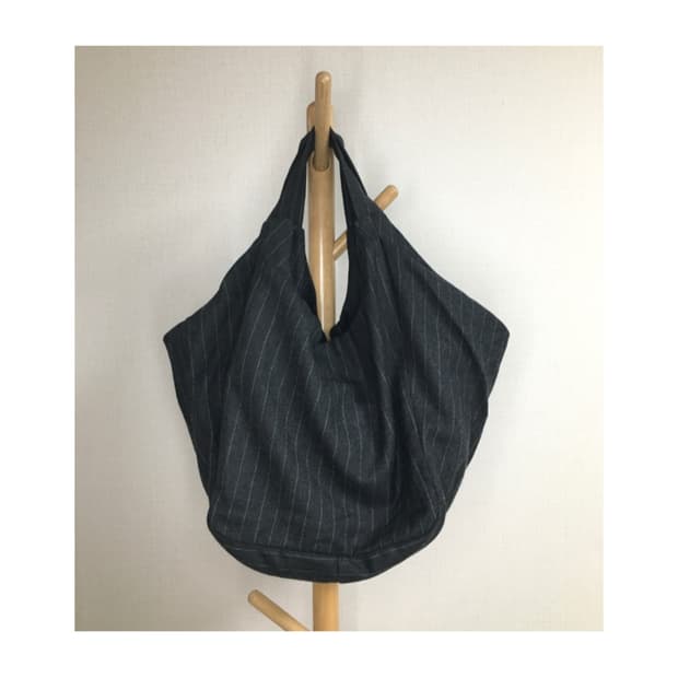 꼼데가르송 트리콧 스트라이프 토트백 