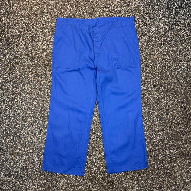 70s 빈티지 프렌치 워크 팬츠 빅사이즈 (42) 