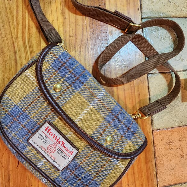 harris tweed 미니 크로스백