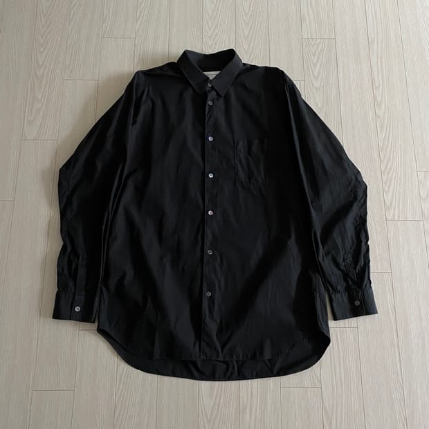 [XL] 꼼데가르송 셔츠 라인 클래식 셔츠 블랙