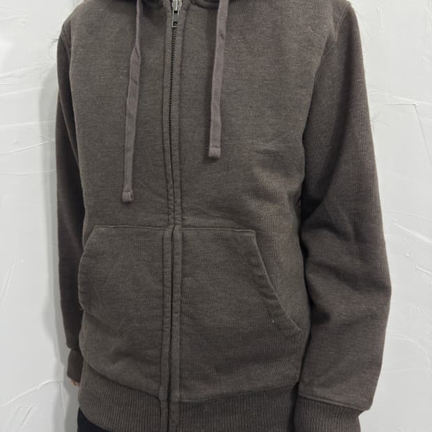 gap brown hood zipup
