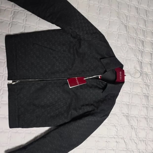 구찌 GG캔버스 리버시블 787295 남성자켓신상