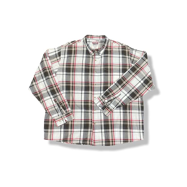 [3XL] 랭글러 빈티지 체크 긴팔 셔츠