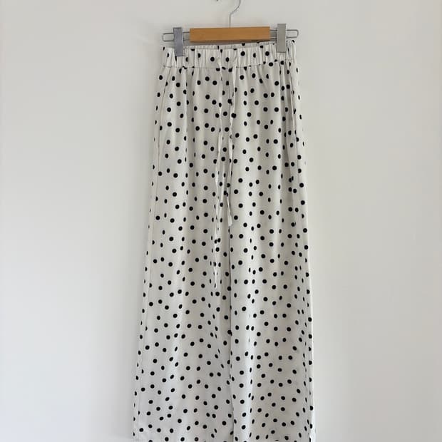 vintage dot pattern pants  