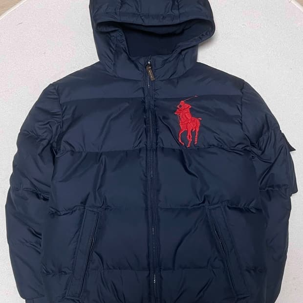 폴로 랄프 로렌 빅포니 네이비 숏패딩