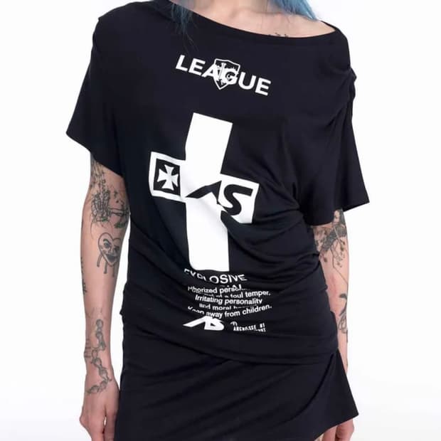 2000 아카이브스 CRUCIA TEE DRESS 