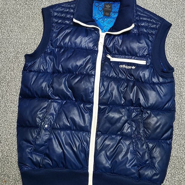 아디다스 D Winter 패딩 조끼 네이비 95