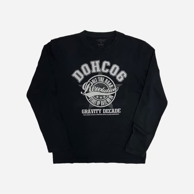 DOHC 00s 프린팅 롱슬리브 긴팔티