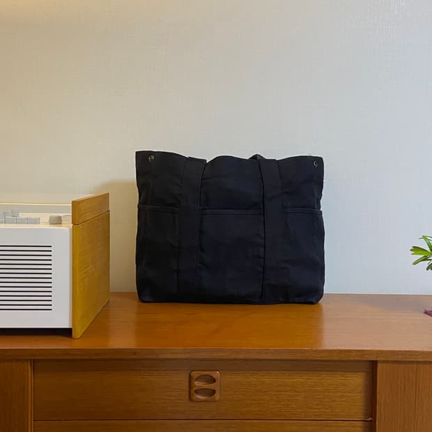 포그린넨워크 리투아니아 토트백 블랙 fog linen work